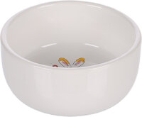 Eet- en drinkpot Konijn Zippy Rond Wit
