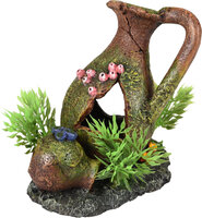 Decoratie Moza Bruin Groen Kruik Plant