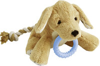 Speelgoed Puppy Basti Hond met touw Meerdere kleuren