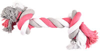 Speelgoed Jim Touw met 2 knopen Fuchsia