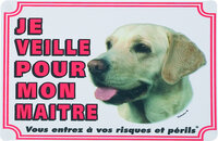 Waakbord FR Labrador Wit