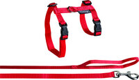 Harnas met looplijn Ela Rood
