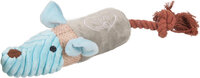 Speelgoed Shabby Chic Rat met touw Meerkleurig