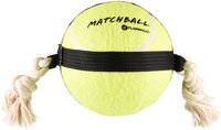 Speelgoed Matchball Tennisbal met touw Geel