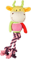 Speelgoed Polly Hert met bal met touw Meerkleurig
