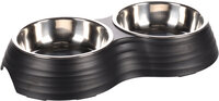 Eet- en drinkpot Duo Dinner Aschau Zwart &amp; Zilver
