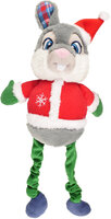 Kerst Speelgoed Xander Konijn Rood &amp; Wit &amp; Grijs &amp; Groen