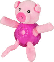 Speelgoed Bellies Varken met bal Roze