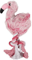 Speelgoed Andes Flamingo met touw Roze