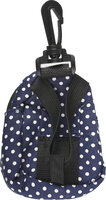 Snackhouder met poepzakhouder Dot Blauw