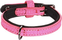 Halsband met neopreen Leza Roze