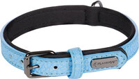Halsband met neopreen Leza Blauw