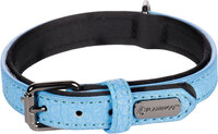 Halsband met neopreen Leza Blauw