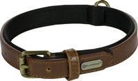 Halsband met neopreen Lyabo Bruin