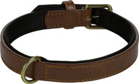 Halsband met neopreen Lyabo Bruin