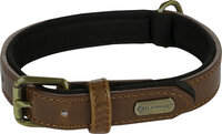 Halsband met neopreen Lyabo Bruin