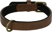 Halsband met neopreen Lyabo Bruin