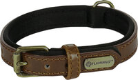 Halsband met neopreen Lyabo Bruin