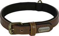 Halsband met neopreen Lyabo Bruin