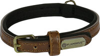 Halsband met neopreen Lyabo Bruin