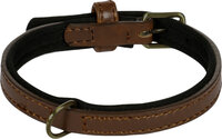 Halsband met neopreen Lyabo Bruin