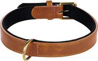 Halsband met neopreen Lyabo Cognac
