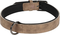 Halsband met neopreen Delu Bruin