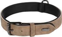 Halsband met neopreen Delu Bruin
