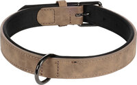 Halsband met neopreen Delu Bruin