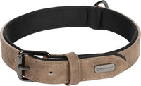 Halsband met neopreen Delu Bruin
