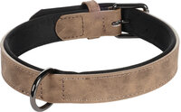 Halsband met neopreen Delu Bruin