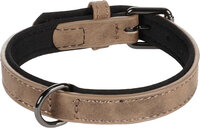 Halsband met neopreen Delu Bruin