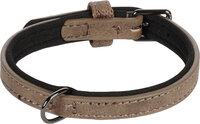 Halsband met neopreen Delu Bruin
