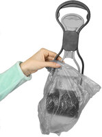 Poepschep Easy Scoop Zwart &amp; Grijs