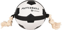 Speelgoed Matchball Voetbal met touw Wit &amp; Zwart