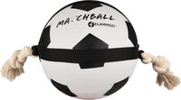 Speelgoed Matchball Voetbal met touw Wit &amp; Zwart