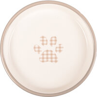 Eetschaal Mylo Rond Beige &amp; Wit