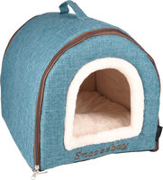 Slaapplaats Snoozebay Ovaal Blauw &amp; Creme &amp; Bruin