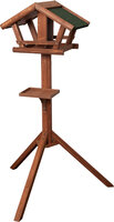 Voederhuis met staander Mimir - Hout
