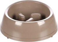 Eetpot Slow feeder Mangi Rond Taupe