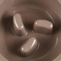 Eetpot Slow feeder Mangi Rond Taupe