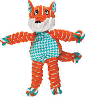 Kong Speelgoed Knots Floppy Vos met touw Oranje