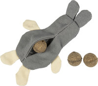 Speelgoed Natural Fun Konijn Grijs &amp; Beige