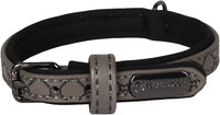 Halsband met neopreen Patti Grijs