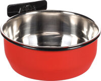 Eet- en drinkpot Avaro Rond Zwart &amp; Rood &amp; Zilver
