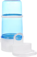 Drink- en voederfontein met opstap &amp; Kai Rond Blauw &amp; Wit