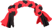 Speelgoed Womas Touw Geweven met 2 knopen Rood &amp; Zwart