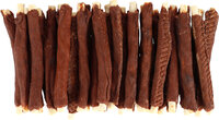 Snack R&#039;Hide Omwikkeld Buffelhuid Staaf Wit met konijn 12cm 11-12,5gr / 28-32 st 350gr