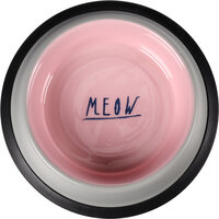 Eet- en drinkpot Nell Rond Lichtgrijs &amp; Roze