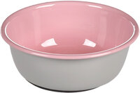 Eet- en drinkpot Nell Rond Lichtgrijs &amp; Roze